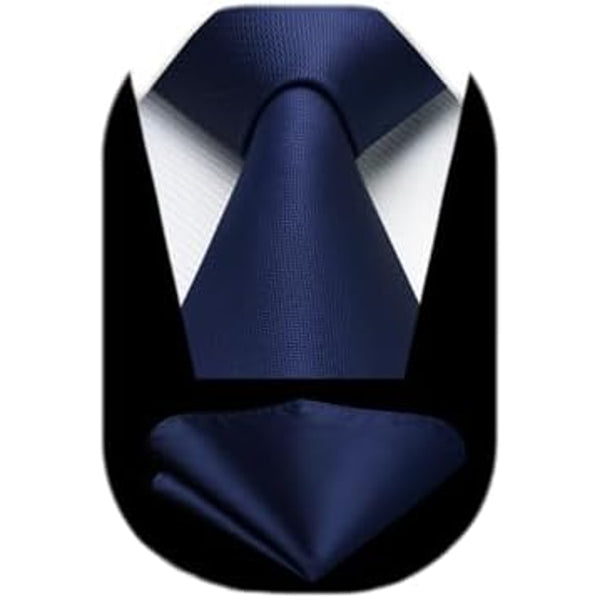 Men's Textured Tie Set – Classic Accessories for Weddings, Business, and Formal Occasions