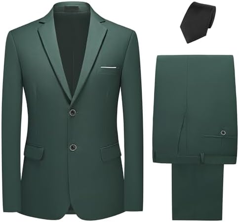 Pánský dvoudílný oblek se sakem na dva knoflíky - klasický a elegantní oblek na svatby a formální příležitosti