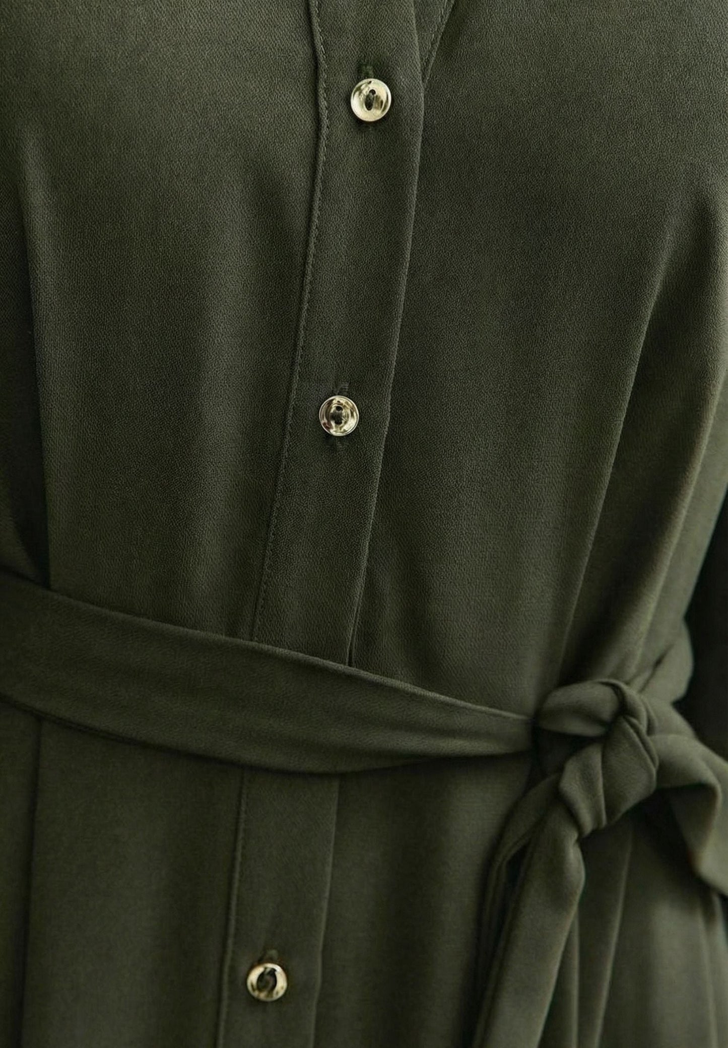 Langærmet midi-bluse-kjole
