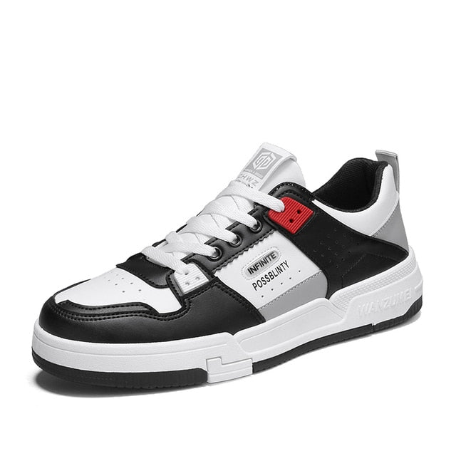 Herre Printede Low Top Sneakers Med Lagdelt Chunky Sål