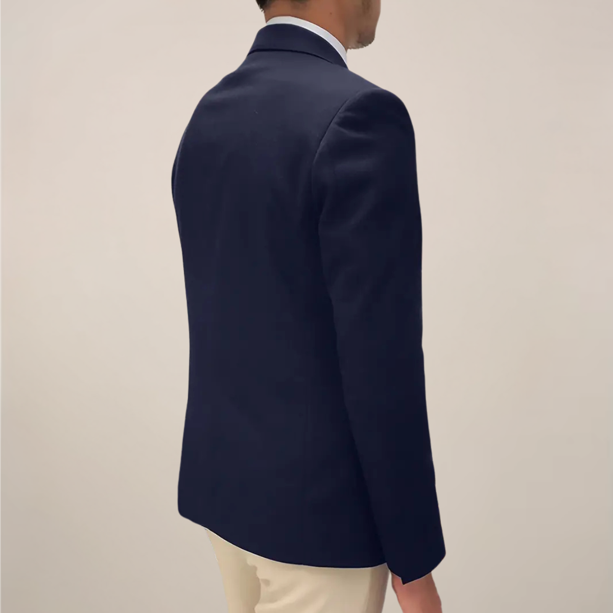 Herre Skræddersyet Blazer med To Knapper – Forårsjakke til Business, Kontor, Møder og Formelle Anledninger