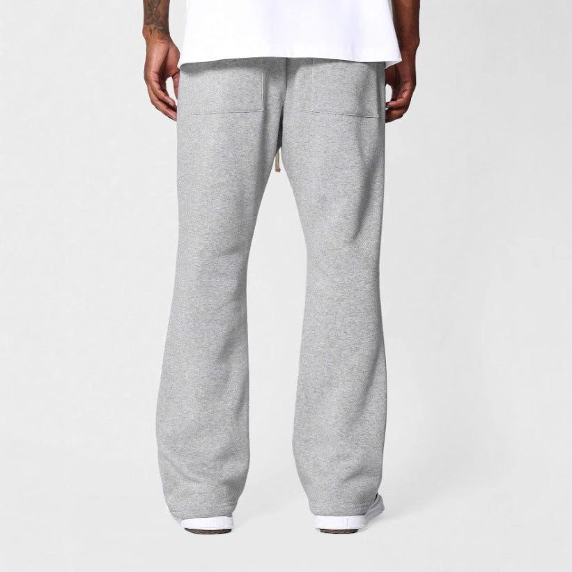 Herre Sweatpants Med Flared Pasform Og Afslappet Komfort