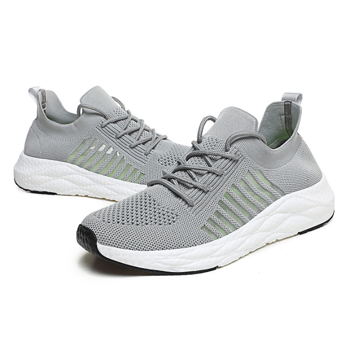 Męskie sportowe sneakersy o lekkiej, elastycznej i amortyzowanej konstrukcji – oddychające sneakersy na trening, czas wolny, spacery i co dzień