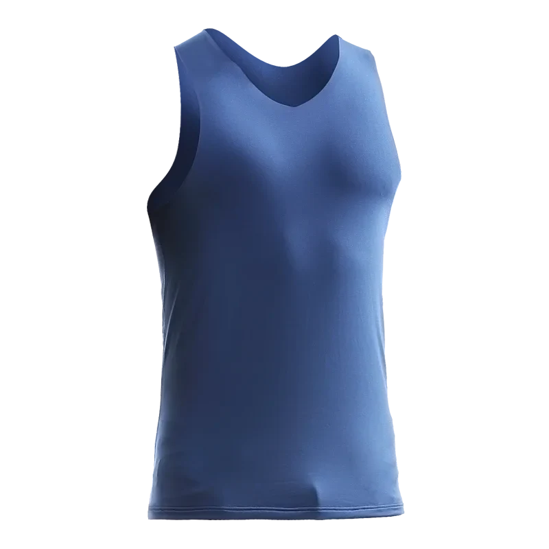 Camiseta interior térmica de forro polar para hombre, con diseño sin costuras y corte ajustado - Capa base cálida para días fríos, combinar en capas y actividades al aire libre