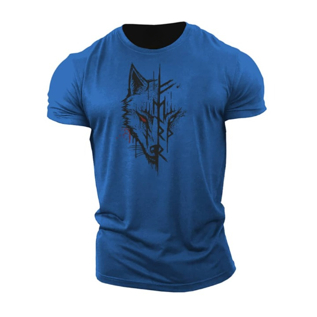 Herre T-shirt I Bomuld Med Grafisk Print Og Korte Ærmer – Afslappet Sommertop Til Hverdagsbrug, Fritid Og Casual Outfits