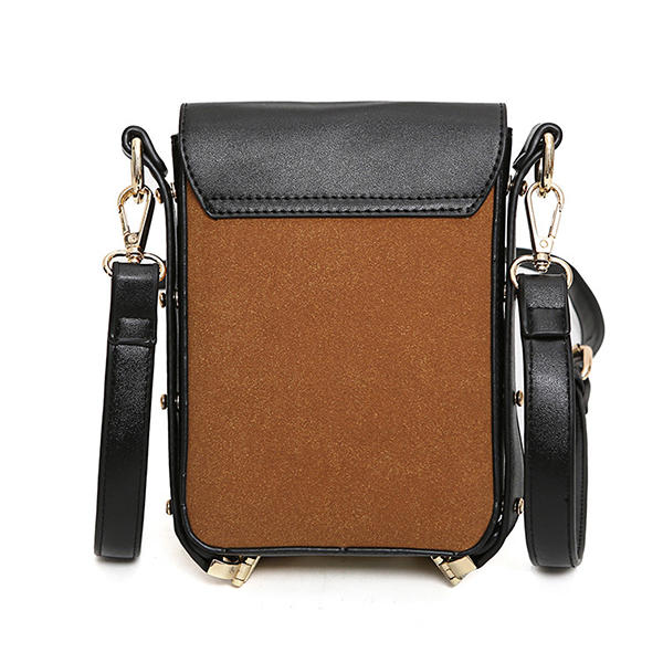 Dame Mini Crossbody-taske Med Flap Og Kvastdetaljer – Kompakt Taske Med Justerbar Rem Til Hverdagsbrug, Fest Og Fritid