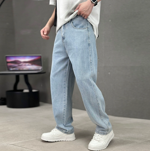 Pánské džíny straight fit – klasické kalhoty s pohodlným střihem pro každodenní nošení a stylové víkendové outfity