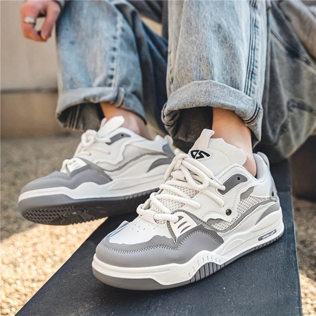 Pánské robustní tenisky s mohutnou podrážkou – moderní každodenní obuv ke streetwearu, pro volný čas a v elegantně ležérním stylu