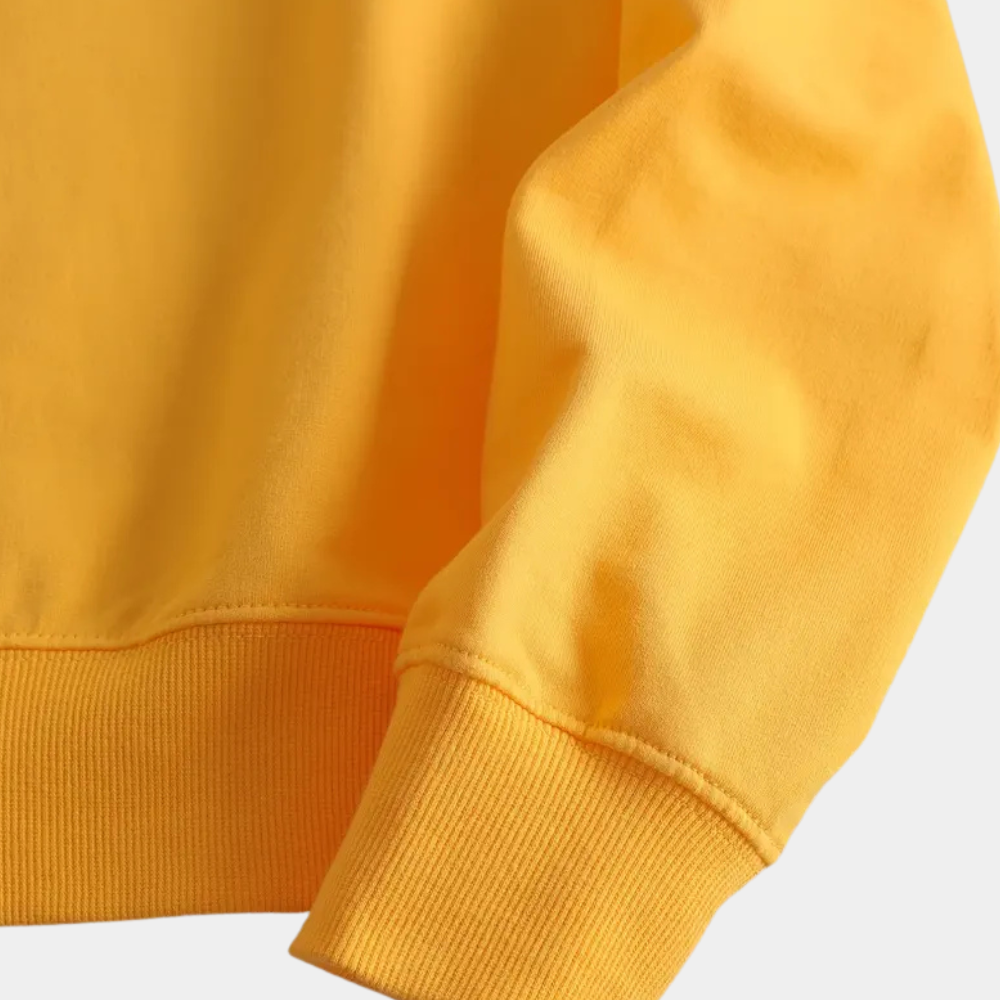Dame Sweatshirt Med Cykel- Og Margueritprint Samt Rund Hals – Afslappet Pullover Til Hverdagsbrug, Fritid Og Udendørsaktiviteter