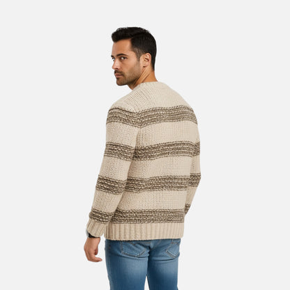 Men's Winter Pullover – Warm Sweater for Autumn, Winter, Everyday Wear, and Smart Casual Style