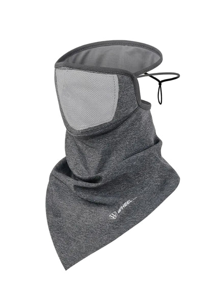 Braga polar para hombre con cubiertas faciales ajustables y protección adicional para los hombros - calentador de cuello cálido para días fríos, invierno y actividades al aire libre