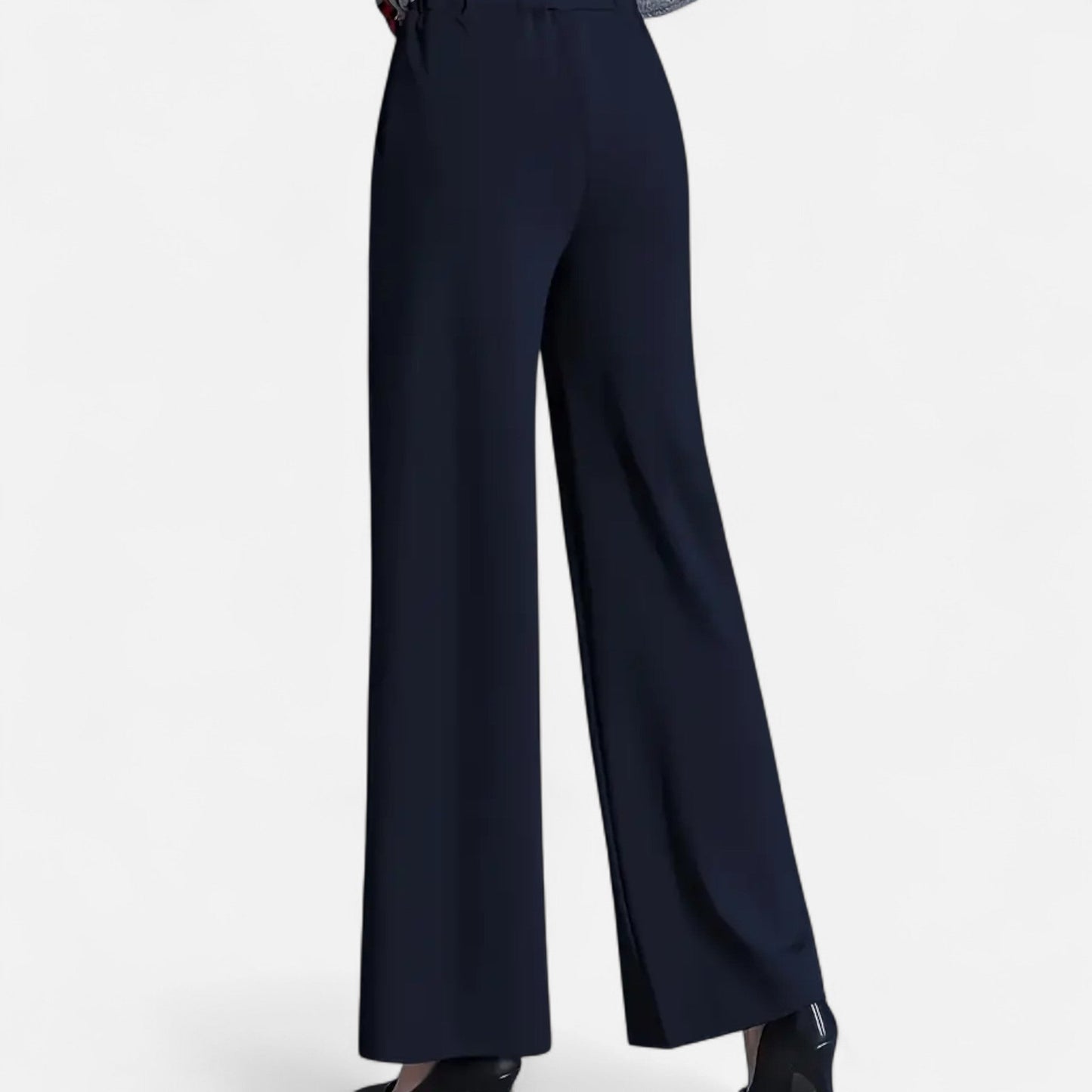 Women's High-Waisted Wide-Leg Trousers – Elegant Wide-Leg Design for the Office, Everyday Wear, Holidays and Smart-Casual Style