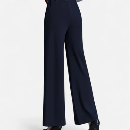 Women's High-Waisted Wide-Leg Trousers – Elegant Wide-Leg Design for the Office, Everyday Wear, Holidays and Smart-Casual Style