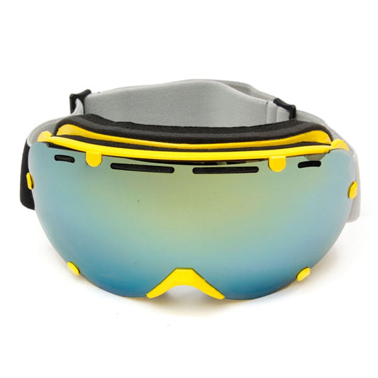 Herre Uv-beskyttende Skibriller Med Anti-dug Og Dobbelt Linse – Snowboardbriller Med Justerbar Rem Til Ski, Snowboarding Og Vintersport
