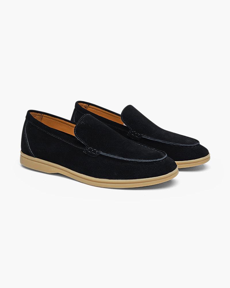 Herre Ruskindsinspirerede Slip-On Loafers Til Hverdagsbrug