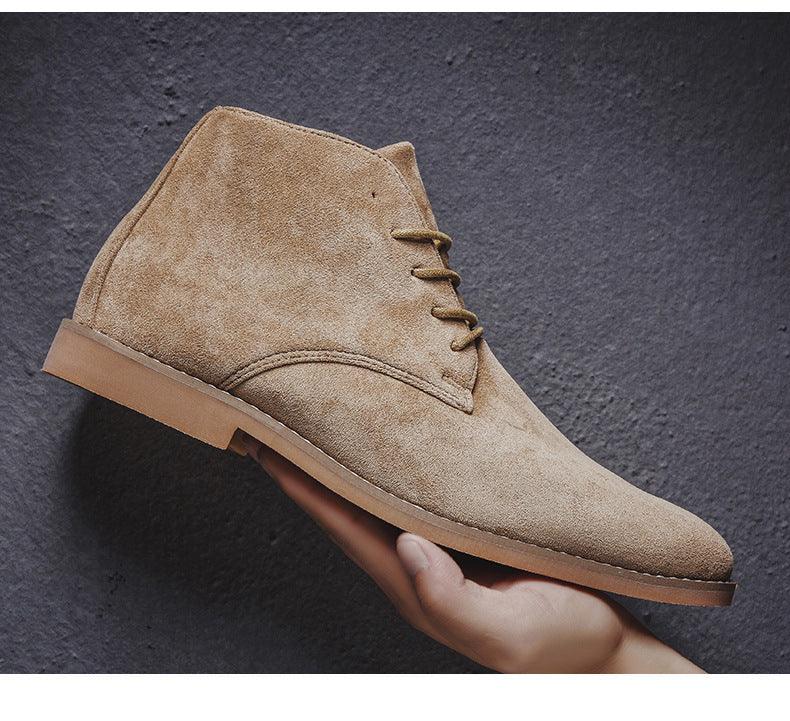 Cizme elegante pentru bărbați, potrivite pentru purtarea de zi cu zi – design modern cu aspect distinctiv pentru timpul liber, viața urbană, toamnă și ținute casual
