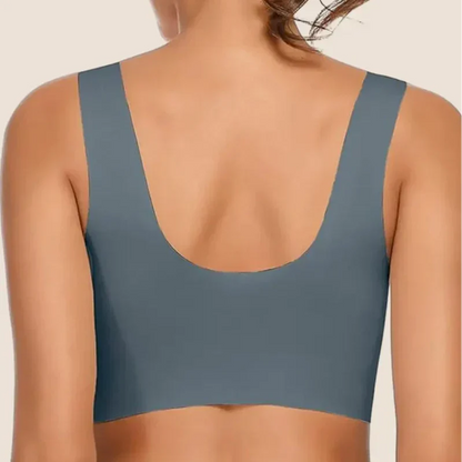 Dame Sømløs Støtte-bh Med Glat Design – Elegant Basis-bh Til Hverdagsbrug, Afslapning Og Loungewear