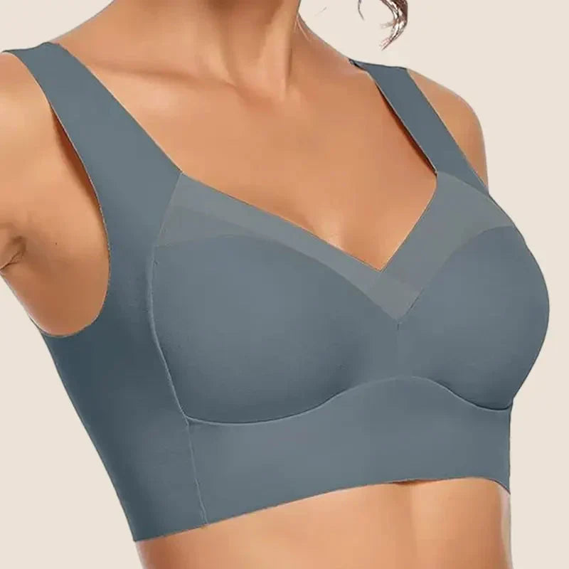Dame Sømløs Støtte-bh Med Glat Design – Elegant Basis-bh Til Hverdagsbrug, Afslapning Og Loungewear