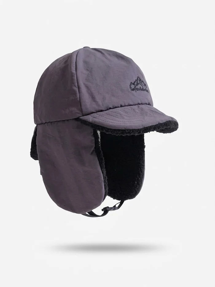 Gorro de invierno tipo bomber para hombre, forrado de polar y con protección para las orejas - gorro cálido para actividades al aire libre, días fríos, uso diario y exteriores