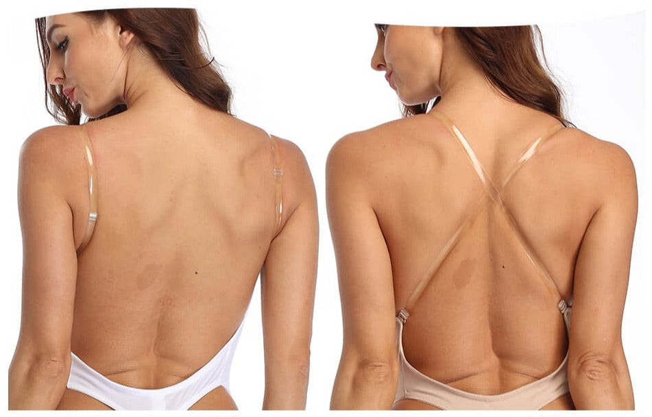 Dame Formende Bodysuit Med Dyb V-Udskæring Og Åben Ryg