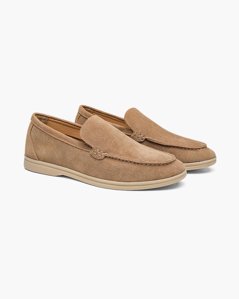 Herre Ruskindsinspirerede Slip-On Loafers Til Hverdagsbrug