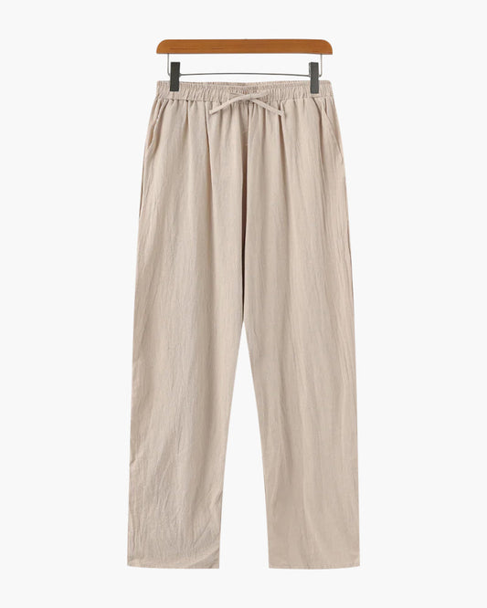 Pantaloni bărbați relaxați cu șnur și confort ușor