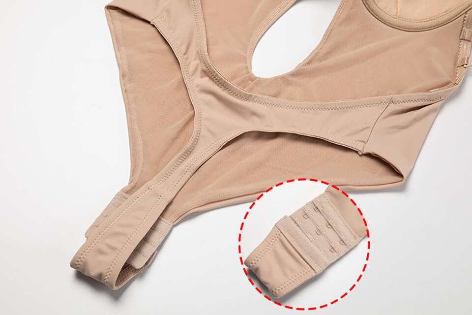 Dame Formende Bodysuit Med Dyb V-Udskæring Og Åben Ryg