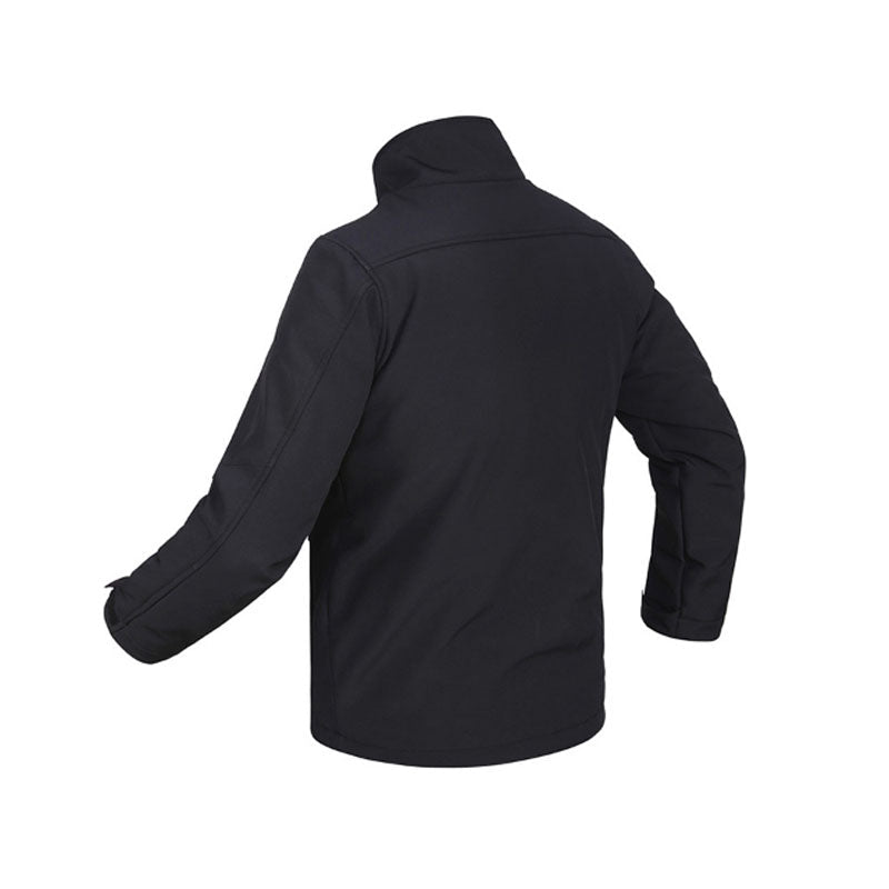 Męska kurtka softshell z ogrzewaniem USB, wiatroszczelną konstrukcją i regulacją ciepła – ciepła odzież wierzchnia outdoorowa na chłodne dni, do codziennego i outdoorowego użytku