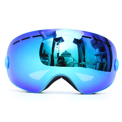 Pánské lyžařské brýle proti zamlžování s dvojitým sklem a UV ochranou – snowboardové a motocyklové brýle na lyžování, snowboarding a venkovní aktivity