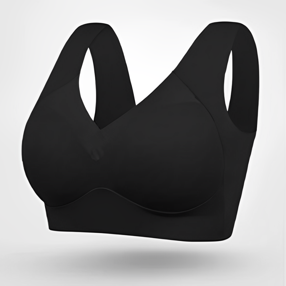 Dame Sømløs Støtte-bh Med Glat Design – Elegant Basis-bh Til Hverdagsbrug, Afslapning Og Loungewear