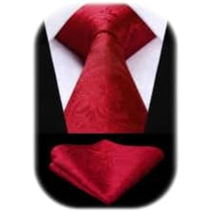 Pánská sada s kravatou z žakáru s paisley vzorem – elegantní doplňky na svatby, večírky a formální události