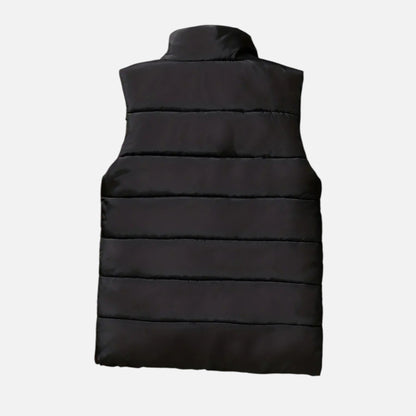 Men's Quilted Winter Vest - Warm Layered Outerwear for Fall, Winter, Everyday Wear, and Leisure