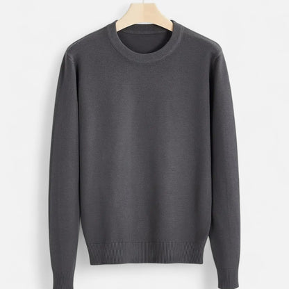 Herre Slim Fit Striktrøje – Klassisk Sweater Til Kontor, Hverdagsbrug, Fritid Og Smart Casual Stil