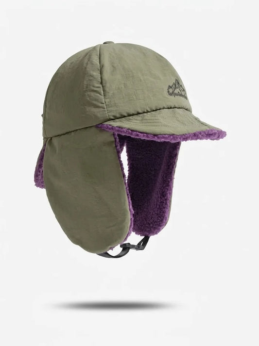 Gorro de invierno tipo bomber para hombre, forrado de polar y con protección para las orejas - gorro cálido para actividades al aire libre, días fríos, uso diario y exteriores