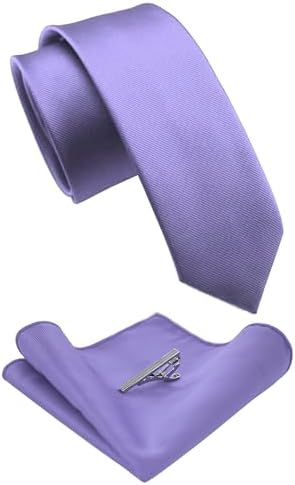 Męski zestaw krawatów o kroju slim fit – pasujące dodatki do pracy, na wesela i formalne wydarzenia