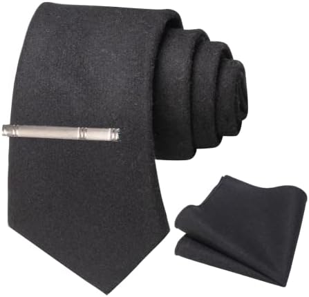 Herre Slipsesæt I Cashmere Og Uld Med Tekstureret Design – Elegante Accessories Til Et Raffineret Og Klassisk Look