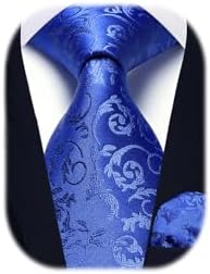 Pánská sada s kravatou z žakáru s paisley vzorem – elegantní doplňky na svatby, večírky a formální události