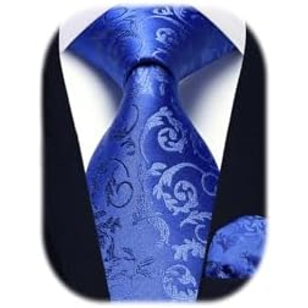 Pánská sada s kravatou z žakáru s paisley vzorem – elegantní doplňky na svatby, večírky a formální události