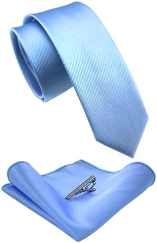 Męski zestaw krawatów o kroju slim fit – pasujące dodatki do pracy, na wesela i formalne wydarzenia