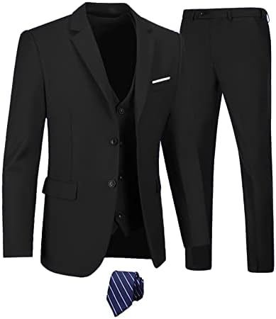Pánský třídílný oblek s elegantním střihem na míru - stylový oblek na svatby, do práce i na formální události