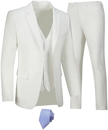 Pánský třídílný oblek s elegantním střihem na míru - stylový oblek na svatby, do práce i na formální události