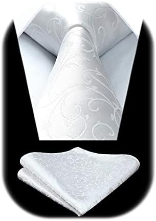 Pánská sada s kravatou z žakáru s paisley vzorem – elegantní doplňky na svatby, večírky a formální události