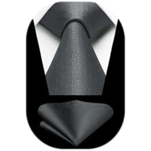 Herre Slipsesæt Med Tekstureret Design – Klassiske Accessories Til Bryllupper, Forretningsbrug Og Formelle Anledninger