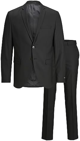 Herre Todelt Jakkesæt Med Super Slim Fit – Elegant Og Figursyet Habit Til Forretningsbrug Og Formelle Begivenheder
