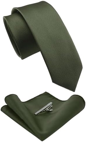 Męski zestaw krawatów o kroju slim fit – pasujące dodatki do pracy, na wesela i formalne wydarzenia