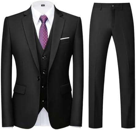 Pánský třídílný oblek na míru se střihem slim fit - elegantní oblek na svatby, do práce i pro formální příležitosti