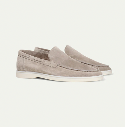 Herre Loafers I Ruskind Med Slip-on Design – Elegante Køresko Til Kontor, Fritid, Rejser Og Smart Casual Stil