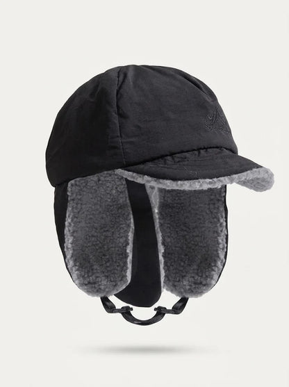 Gorro de invierno tipo bomber para hombre, forrado de polar y con protección para las orejas - gorro cálido para actividades al aire libre, días fríos, uso diario y exteriores