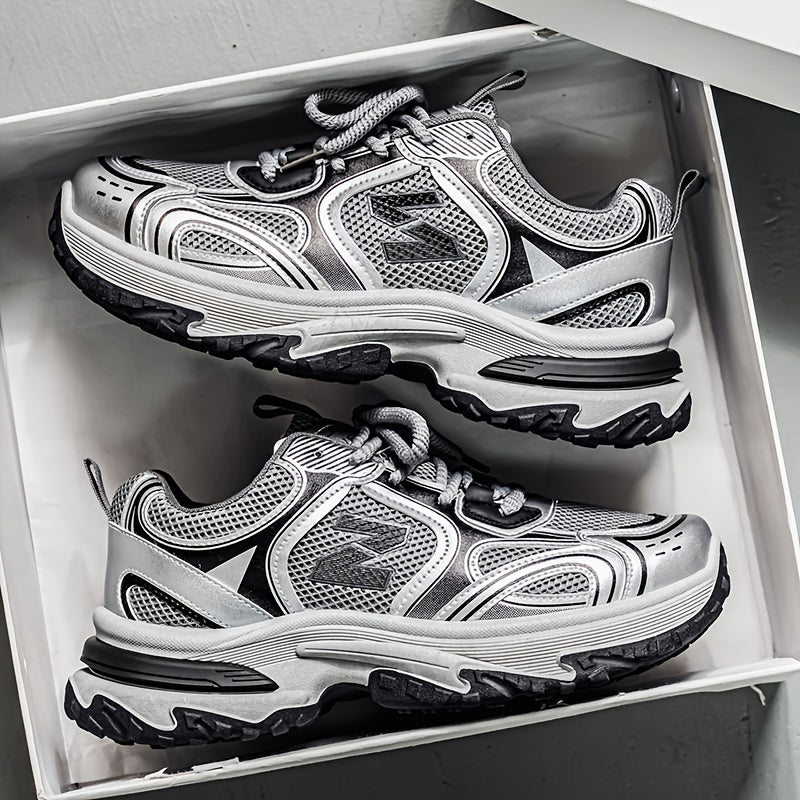 Herre Chunky Sneakers Med Mesh Og Kraftig Sål