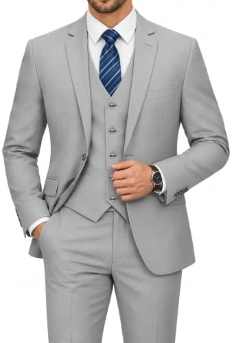 Men’s Three-Piece Suit – Elegant Suit for Weddings, Parties, and Formal Occasions